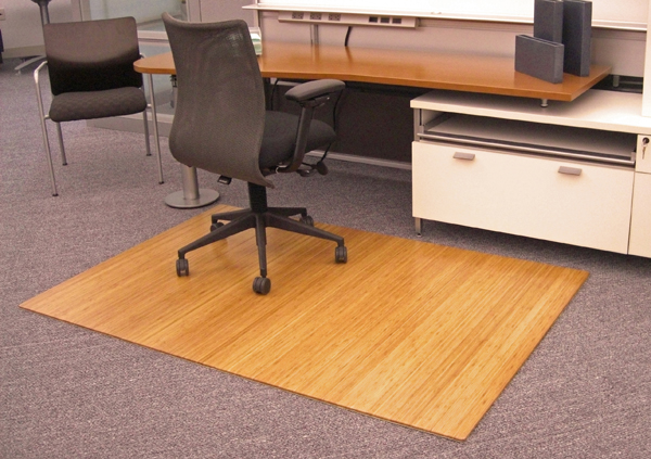 chair mats bamboo floor office mat desk rug hard plastic chairs roll table americanfloormats wooden protect surfaces underneath area